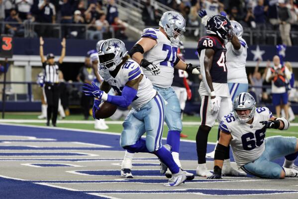 Cowboys score late to avoid major upset beat Texans 27 23 AP News